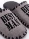 Чоловічі домашні капці Family Класичні Best Man закриті Графітові 40-41
