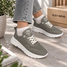Кросівки жіночі з натуральної шкіри з перфорацією ALEX BENS 21205-S 37