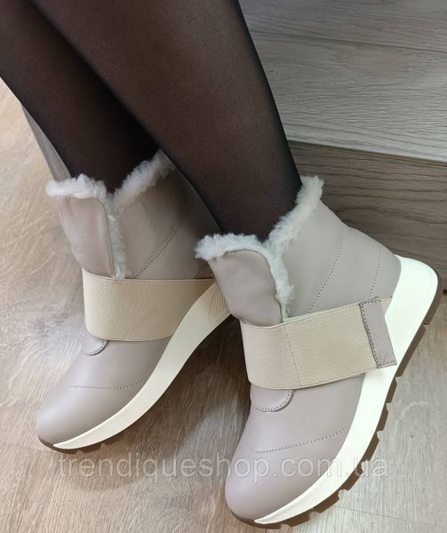 Ботинки кожаные женские зимние&nbsp;ZLS-359/К