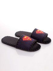 Дитячі домашні капці Family Класичні Кольоровий Superman відкриті Сині 30-31