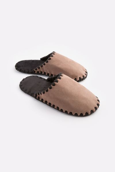 Мужские домашние тапочки Family Классические закрытые Мокко 38-39 n0102 фото