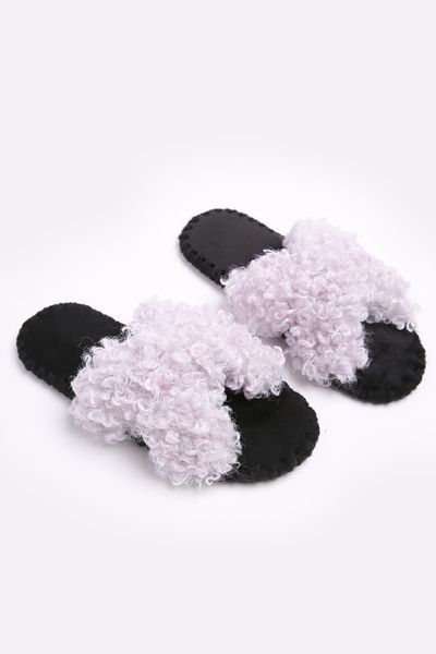 Женские домашние тапочки Family Story Кудряшки Иксики Лиловые 36-37 x05-09 фото