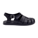 Сандалии мужские черные Samas из толстой натуральной кожи 40