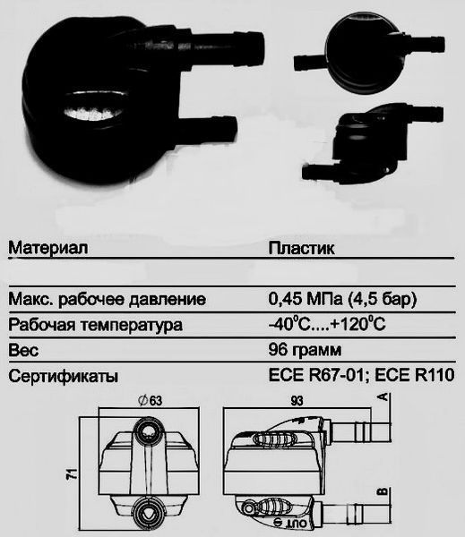 Фільтр парової фази Valtek Type 94(360&deg;) оригінал