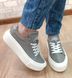Брендовые серые кеды LaLaYaN ShOeS LS-4255-S 35