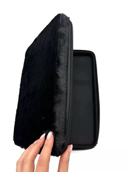 Подарочный бокс из меха черного цвета FAM_box-fur-black фото