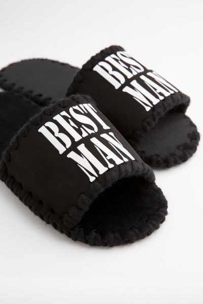 Чоловічі домашні капці Family Класичні Best Man відкриті Чорні 40-41 u0101 фото