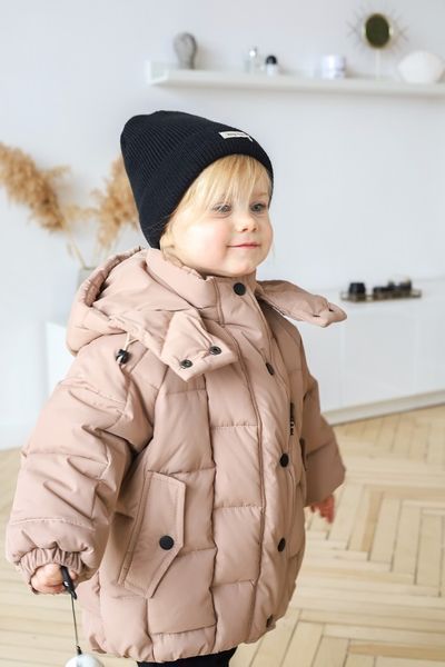 В'язана шапка Rikky, Коричневий меланж 38-42