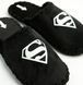 Чоловічі домашні капці Family Класичні що світяться у темряві Superman закриті Чорні 40-41